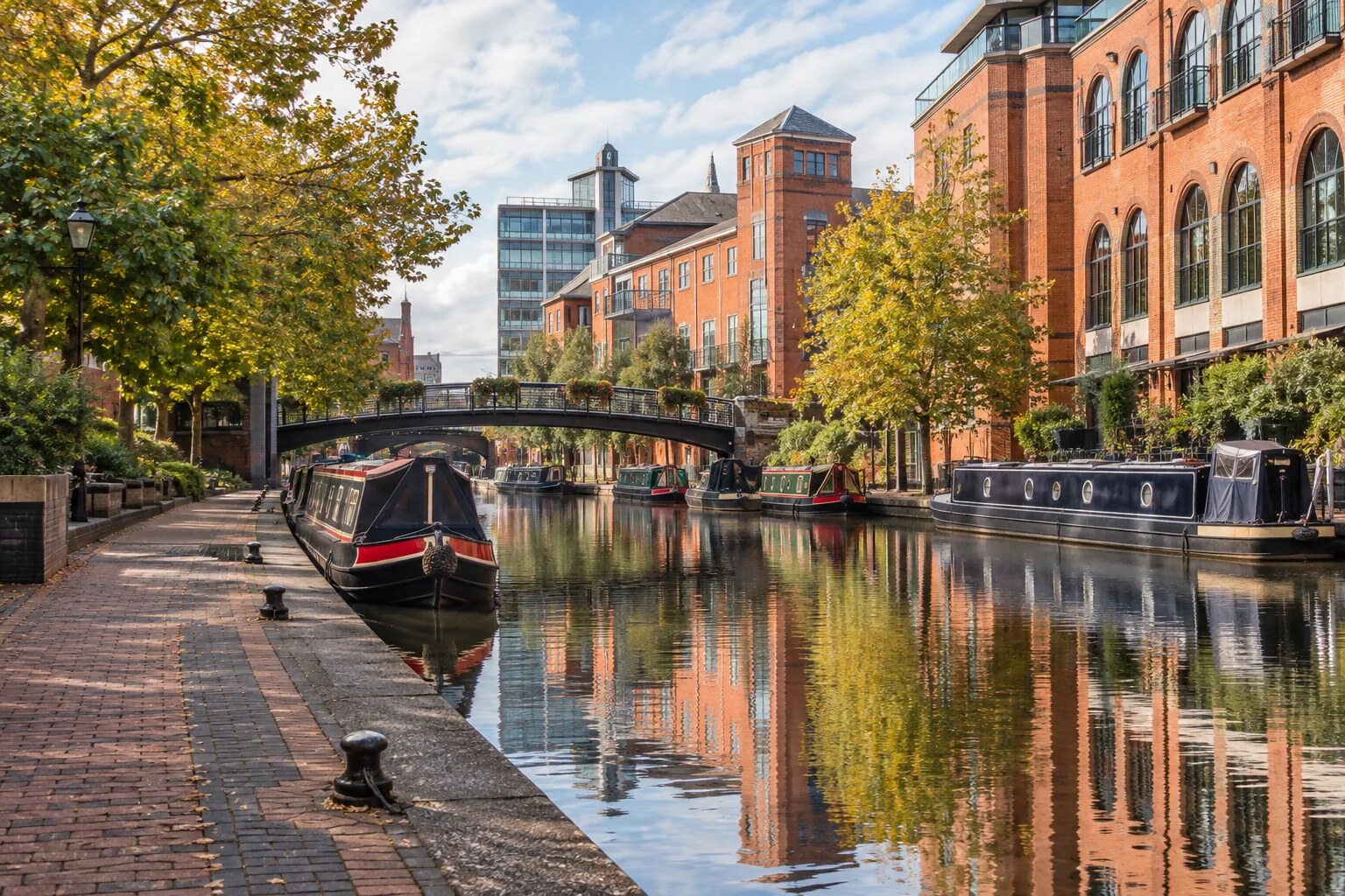 Birmingham canal at Brindleyplace