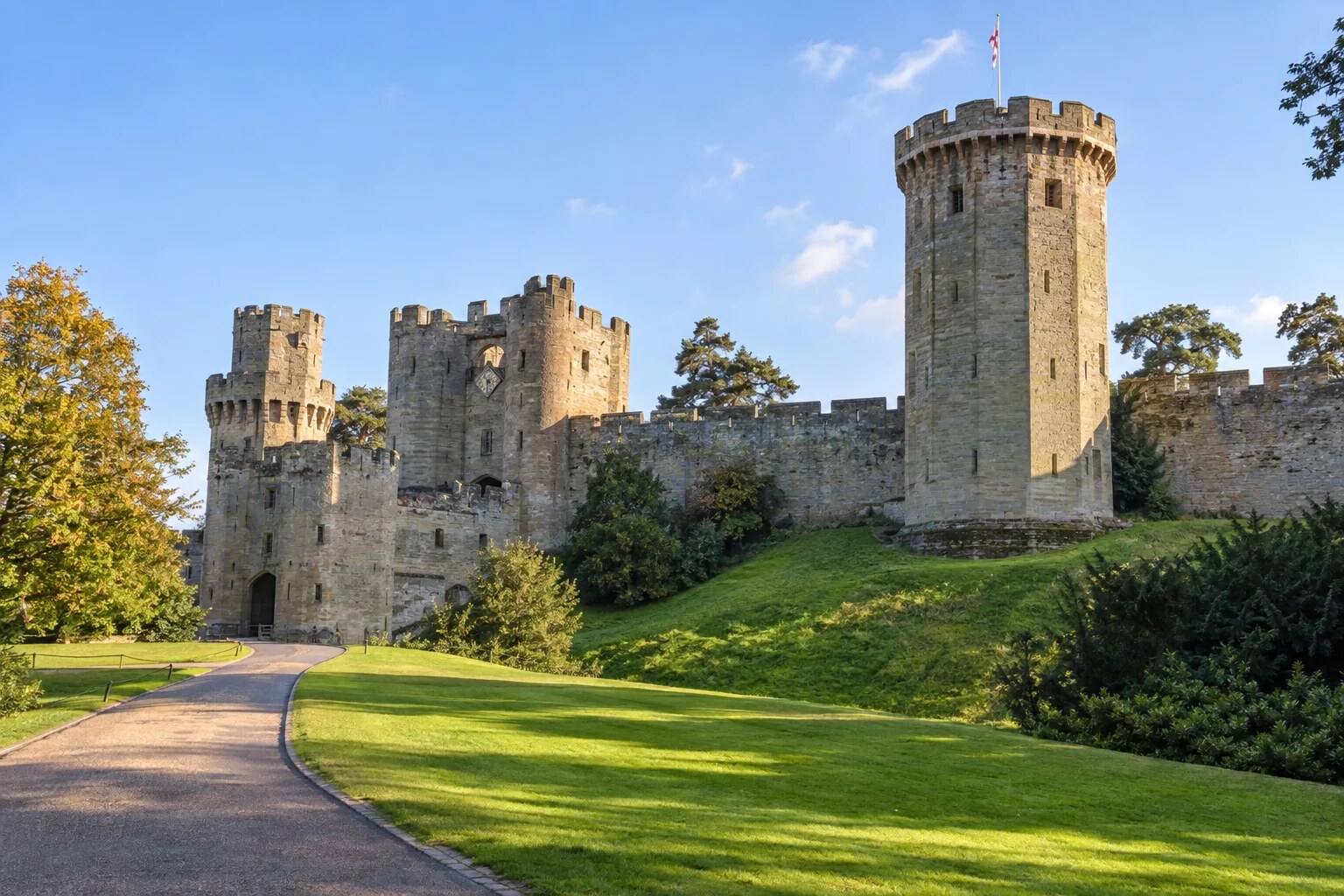 Warwick Castle in September