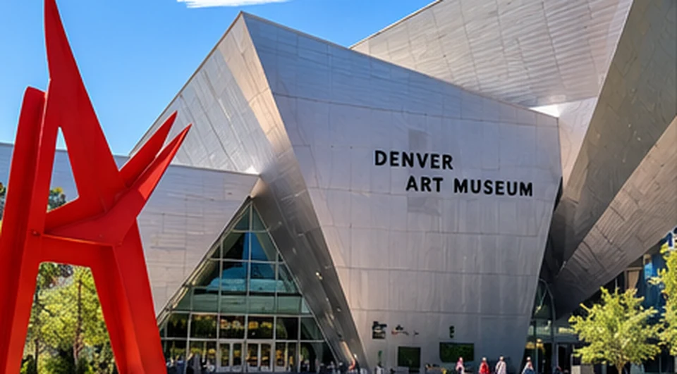 Illustrative view of Denver Art Museum