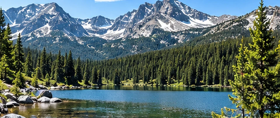 Illustrative Rocky Mountain National Park landscape