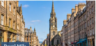 The Royal Mile in Edinburgh