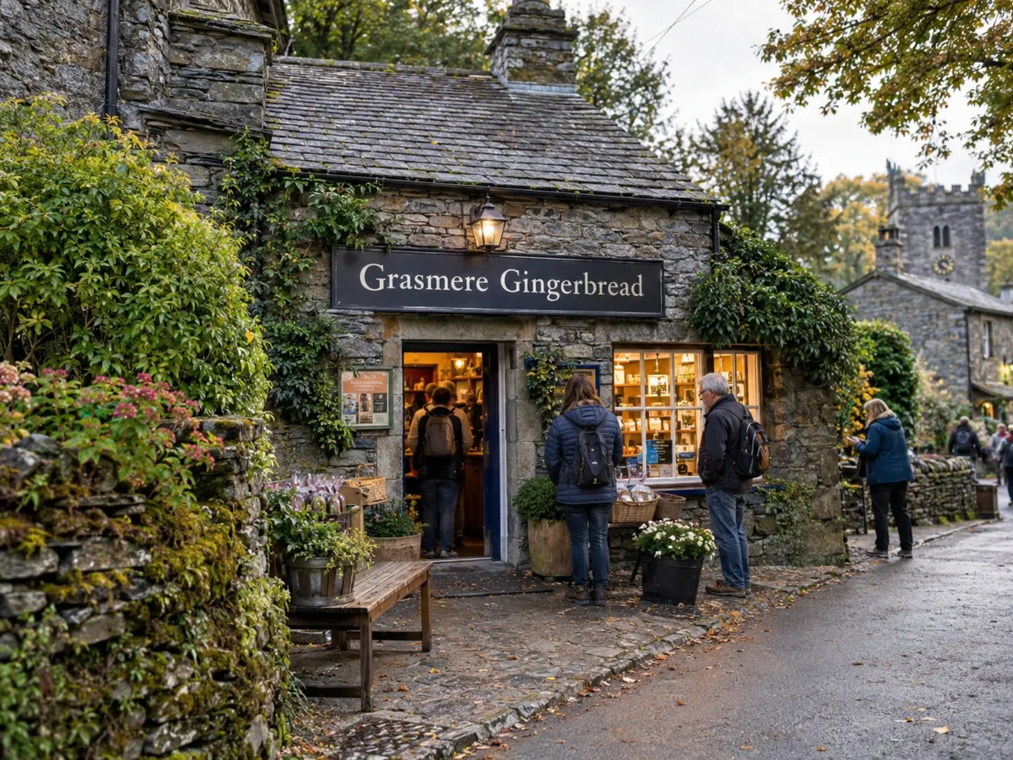 Grasmere Gingerbread village shop in the Lake District