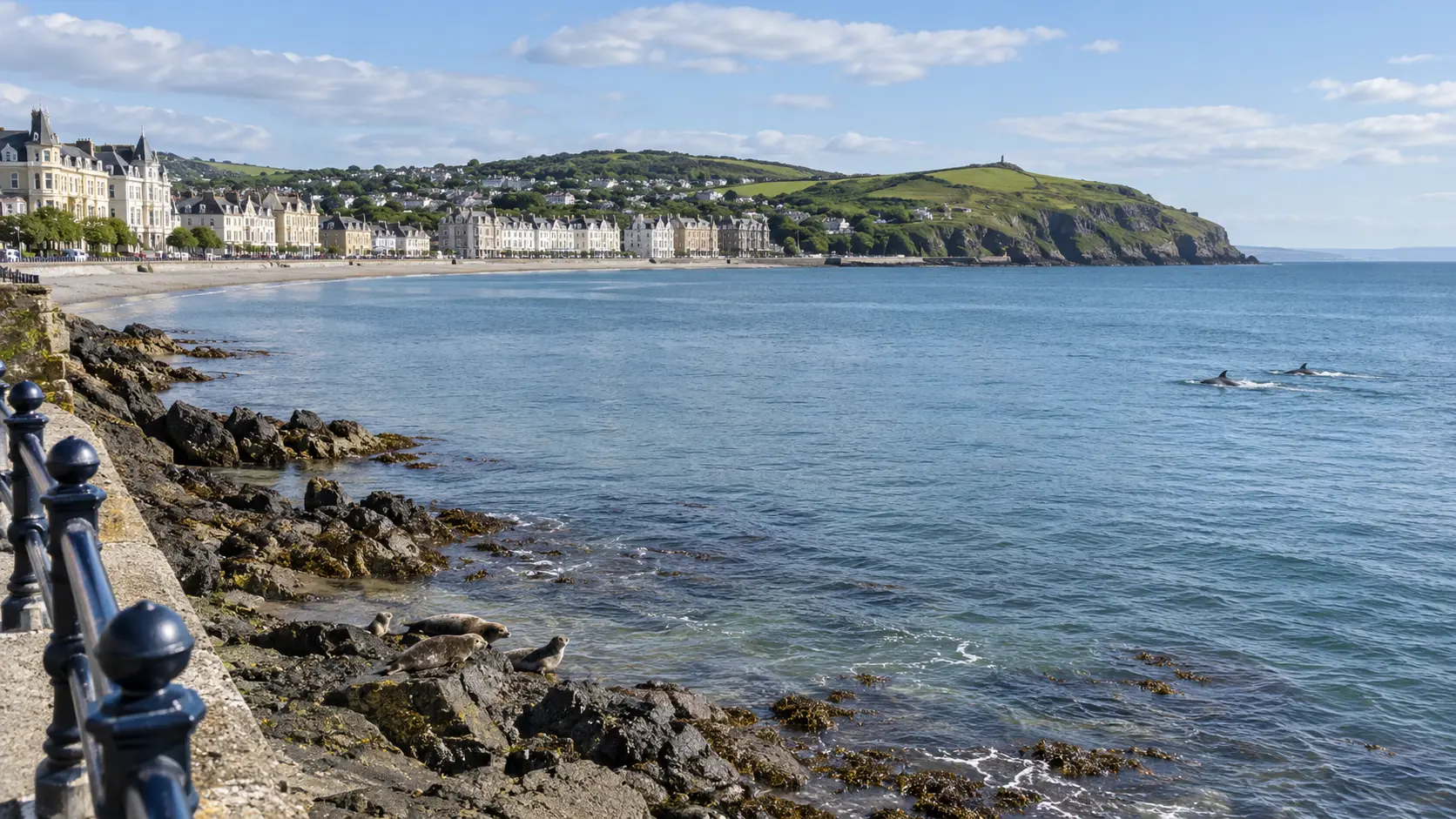 Douglas coastline on the Isle of Man