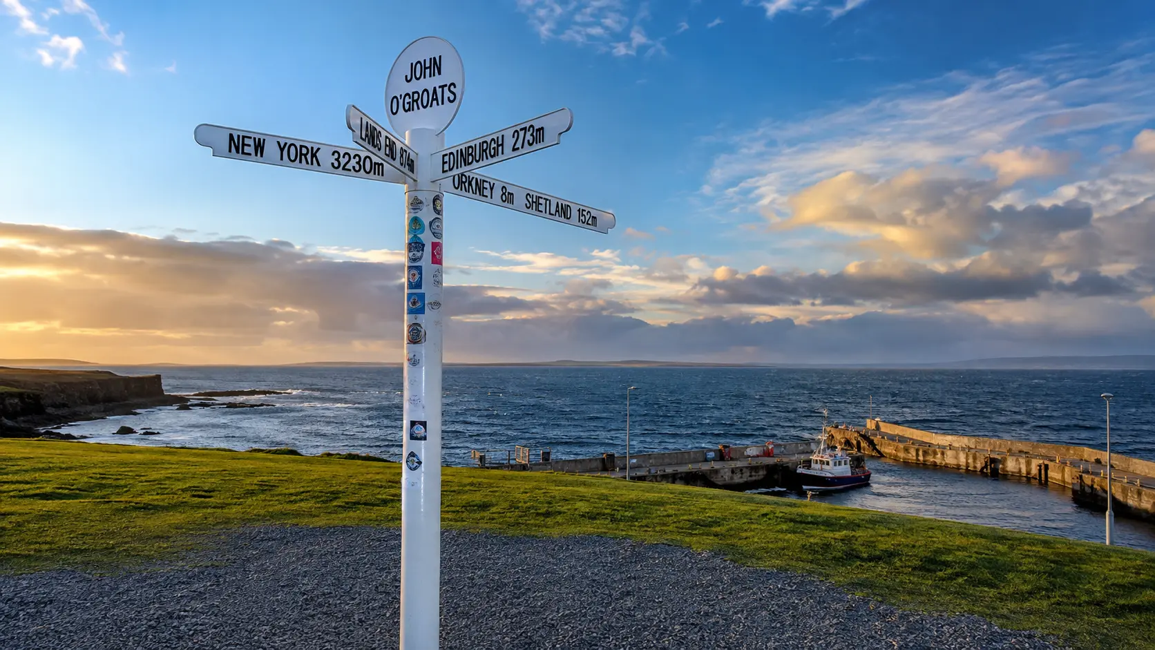 John o' Groats signpost