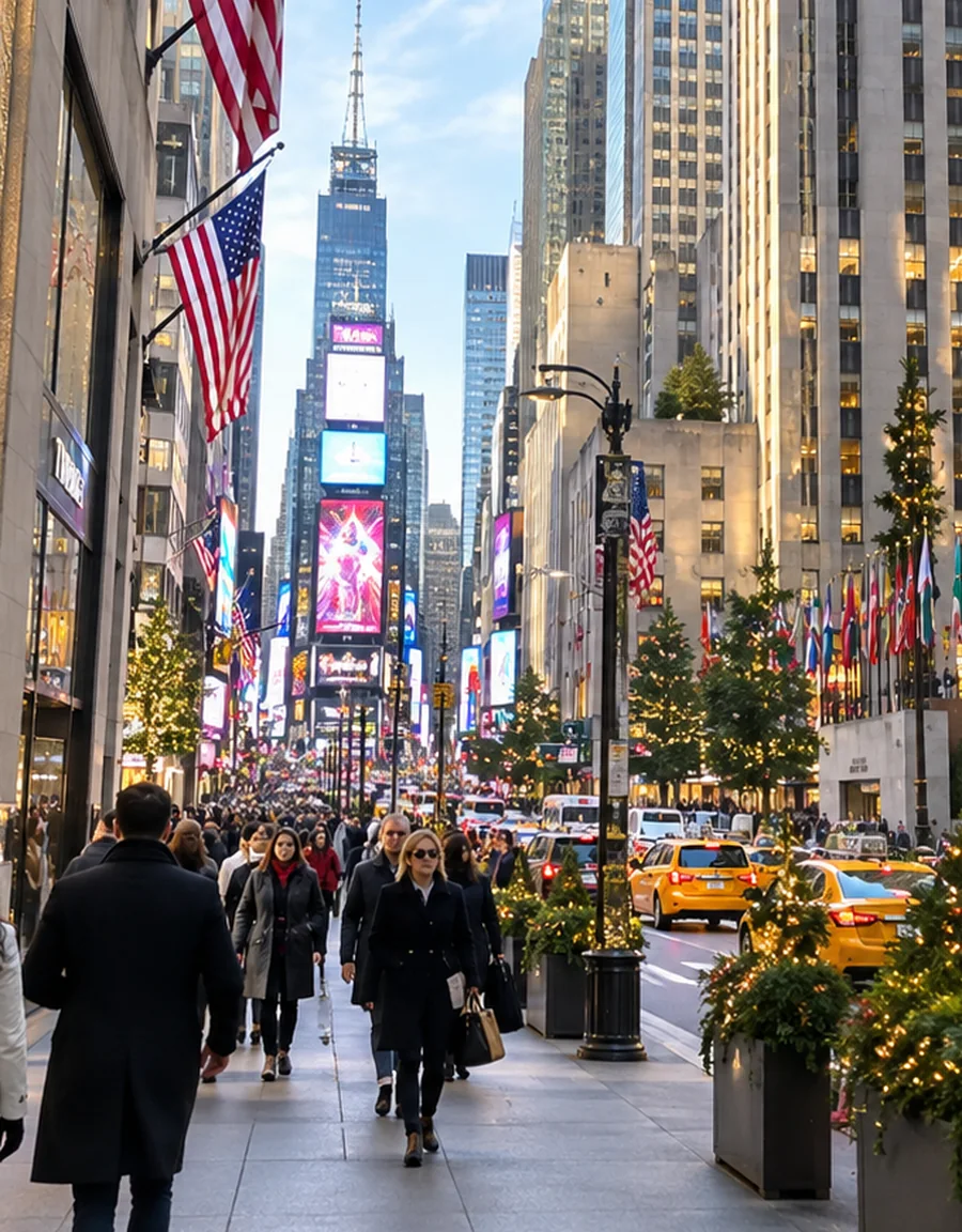 Illustrative Times Square and Midtown lights