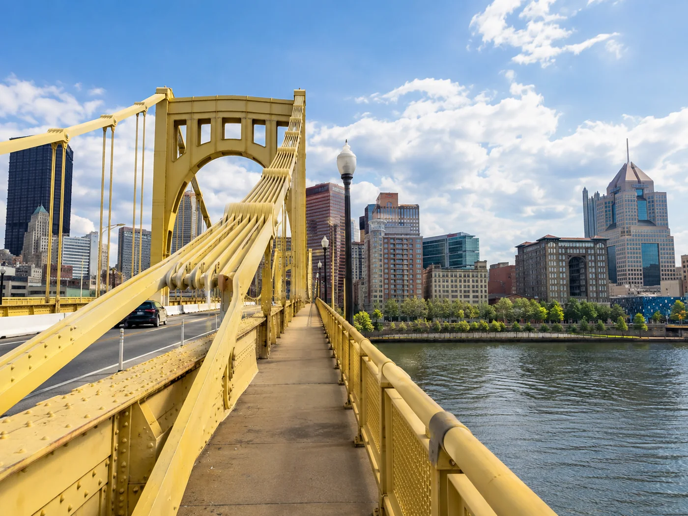 Roberto Clemente Bridge in Pittsburgh
