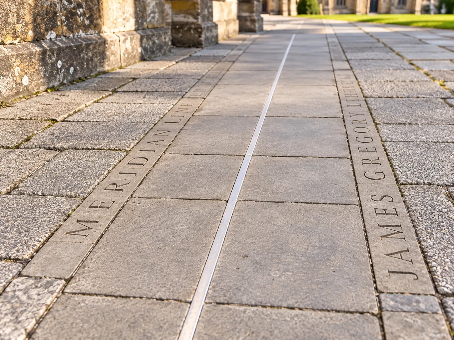 Illustrative view of James Gregory's Meridian Line in St Andrews